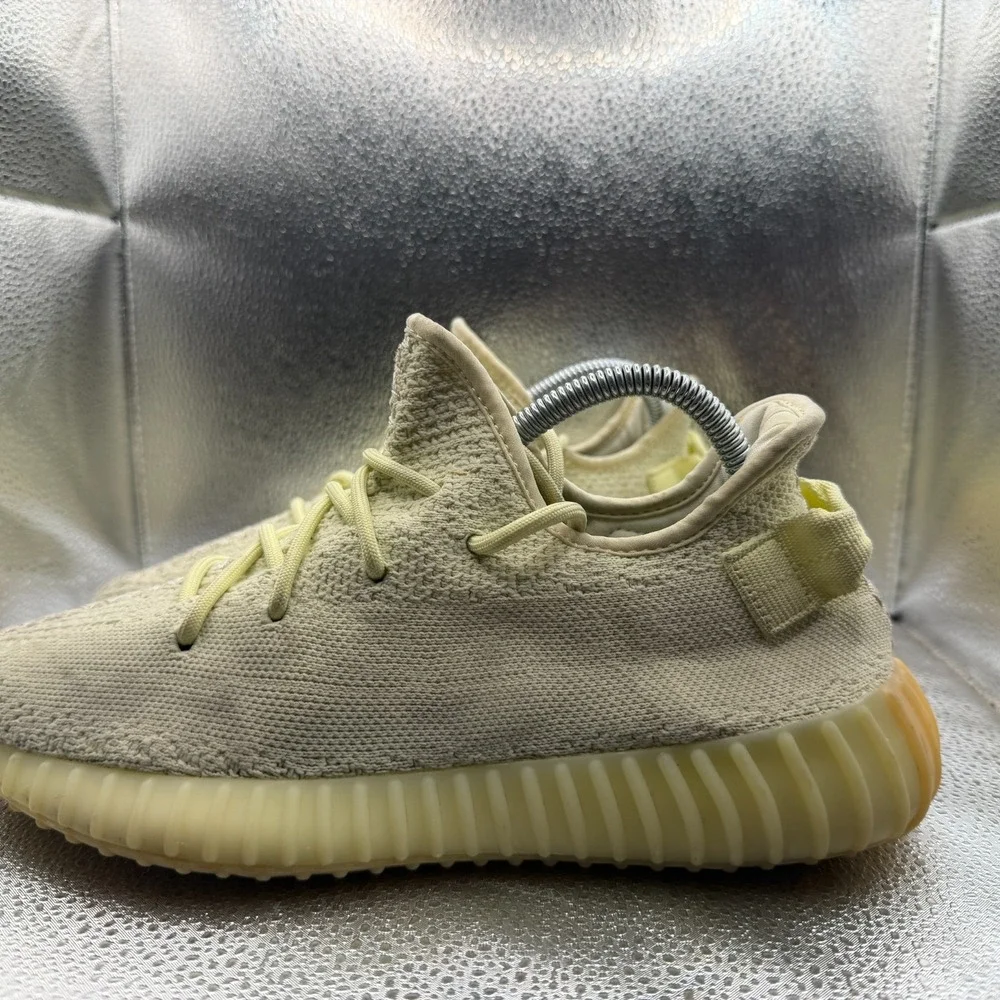 Size 8 Adidas Yeezy Boost 350 V2 Butter Yellow Mens Sneakers‎ Shoes F36980